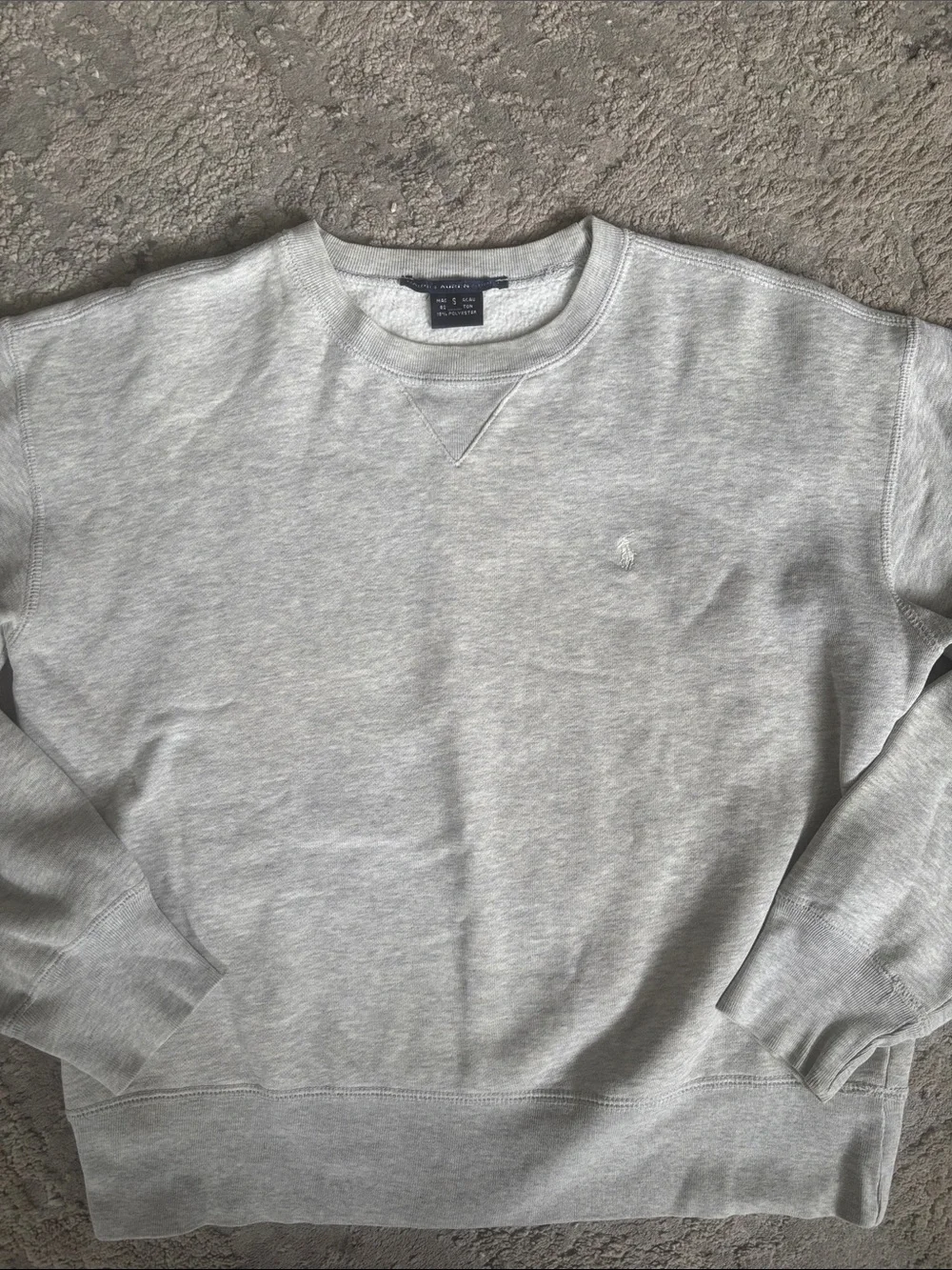 Ralph Lauren Light Gray Crewneck Sweatshirt